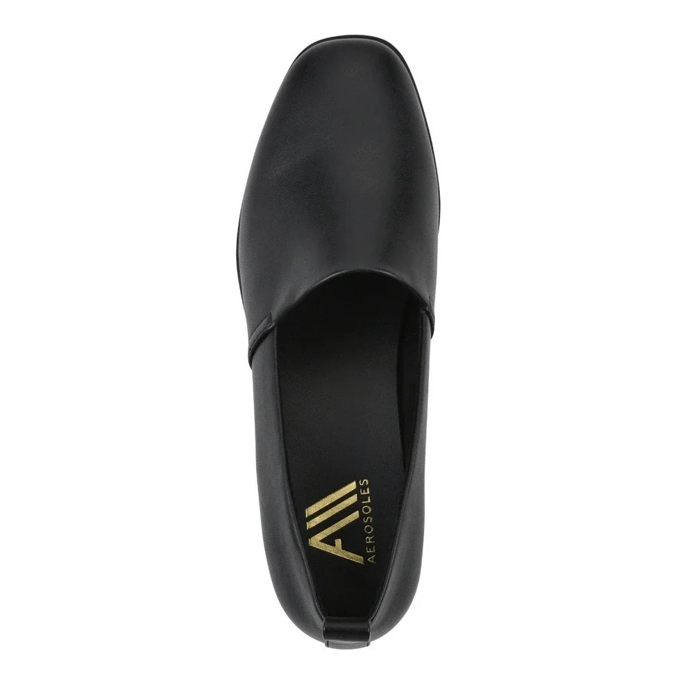 Aerosoles Women's Stretch Faux Leather Wedge Shoe, Wide Width Size 11‎